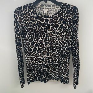 J. Crew Leopard Sweater